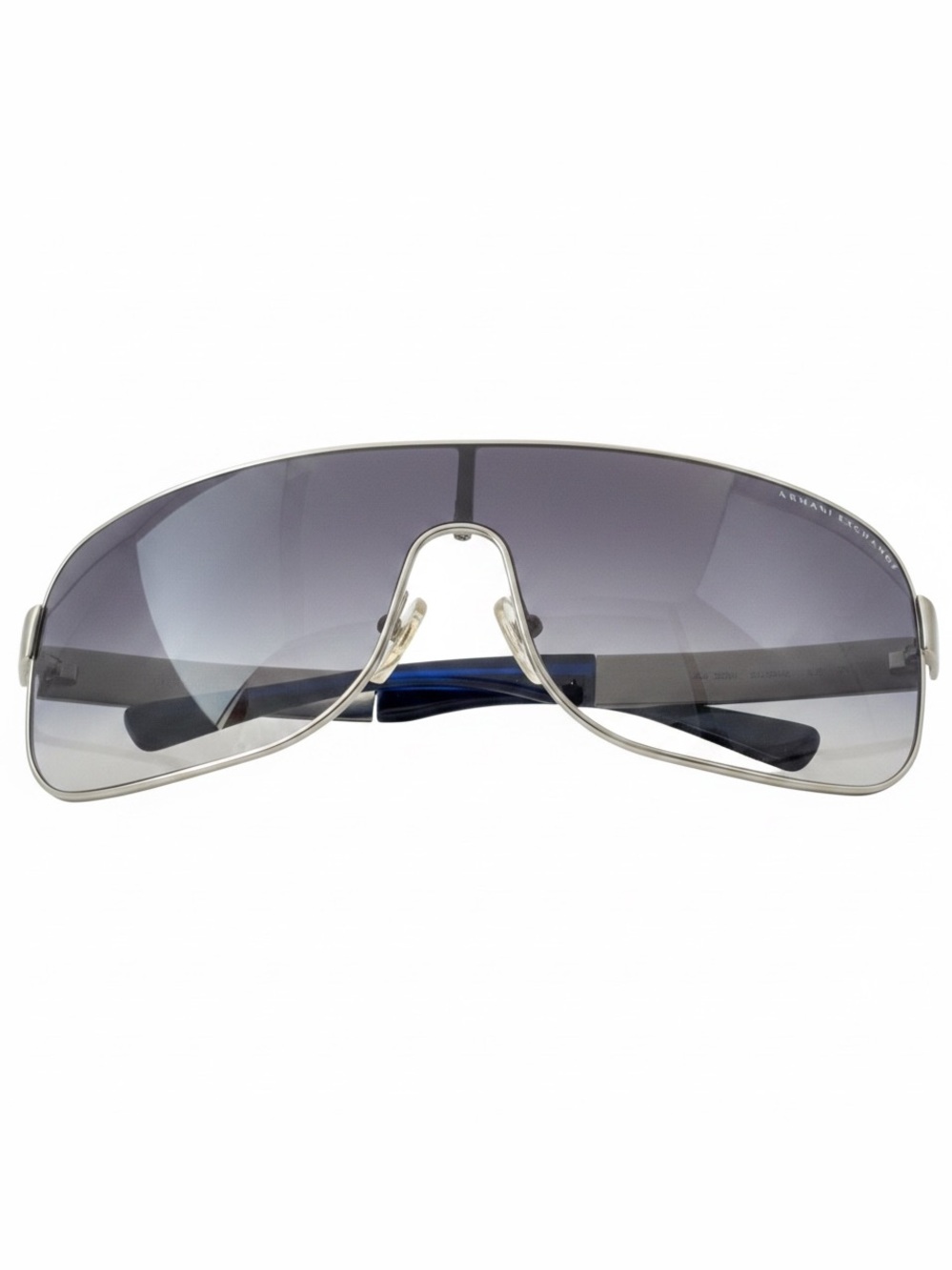 Armani Exchange Shield Sunglasses Silver Gradient Mirror AX4020S